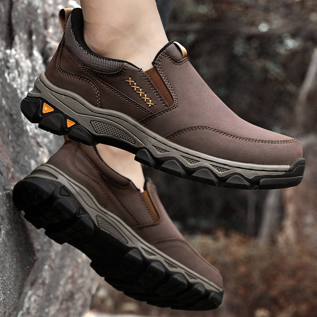 Elian | Supportive Slip-On Shoes with Leather Upper and Cushioned Sole