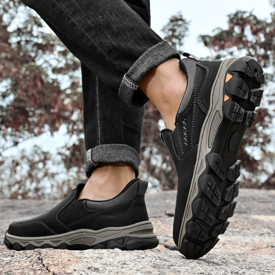 Elian | Supportive Slip-On Shoes with Leather Upper and Cushioned Sole