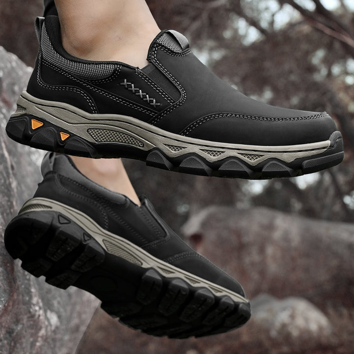 Elian | Supportive Slip-On Shoes with Leather Upper and Cushioned Sole