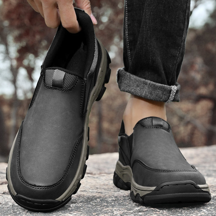 Elian | Supportive Slip-On Shoes with Leather Upper and Cushioned Sole