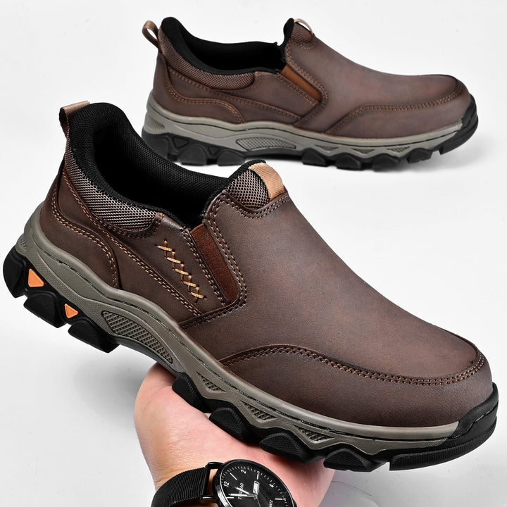 Elian | Supportive Slip-On Shoes with Leather Upper and Cushioned Sole