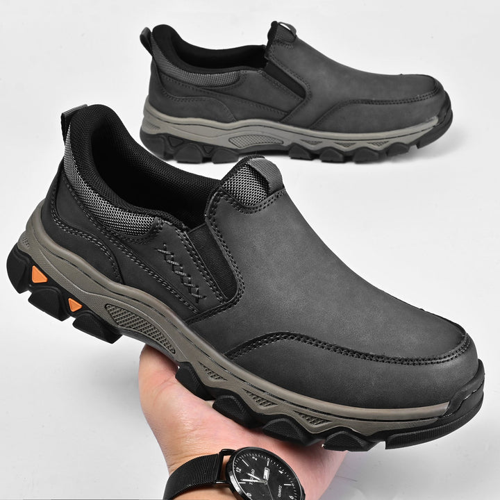 Elian | Supportive Slip-On Shoes with Leather Upper and Cushioned Sole