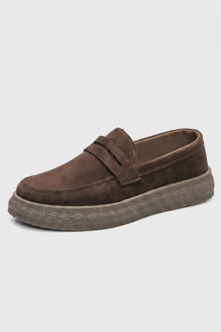 Mocassins pour hommes - semelle épaisse style minimaliste | décontracté