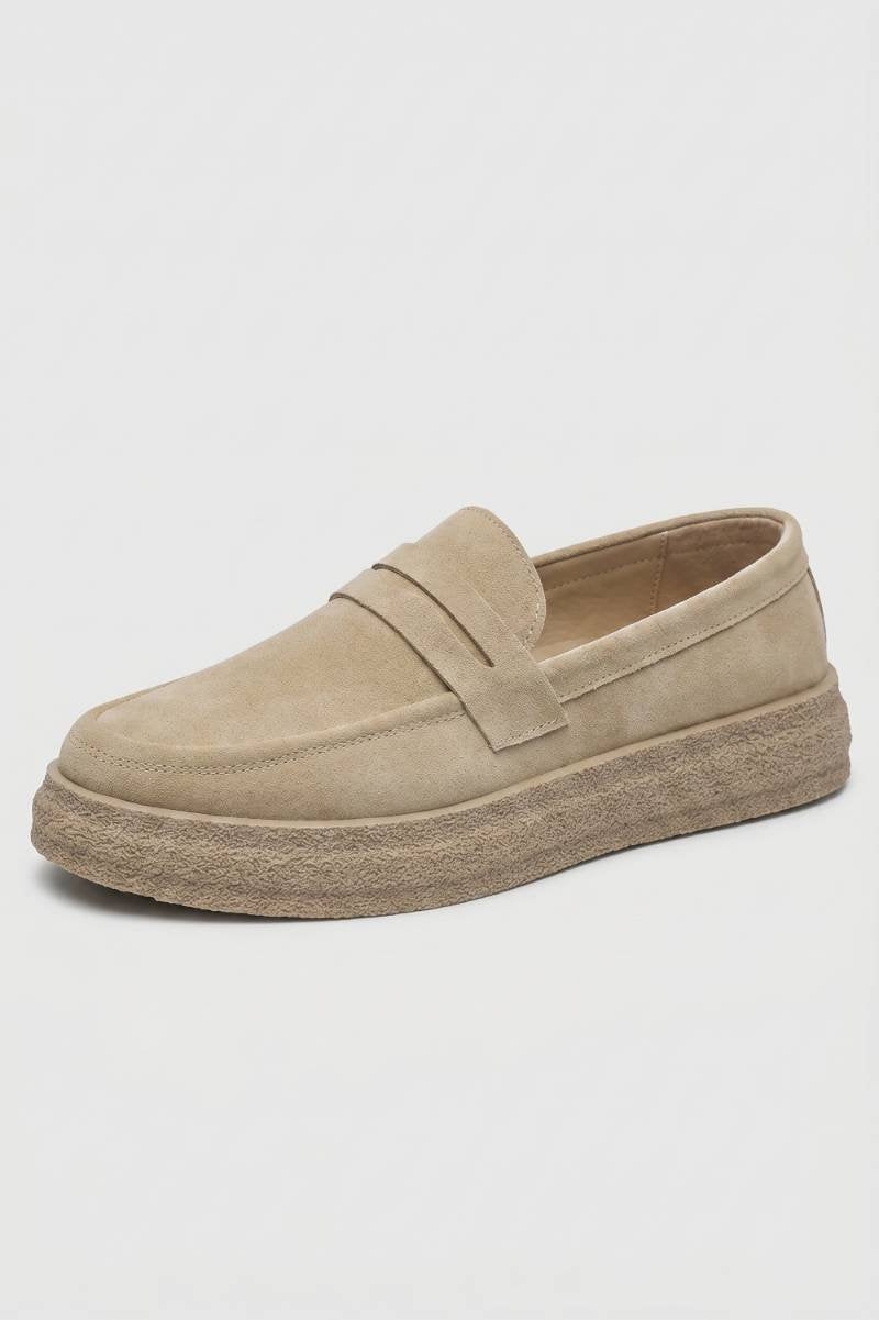 Mocassins pour hommes - semelle épaisse style minimaliste | décontracté