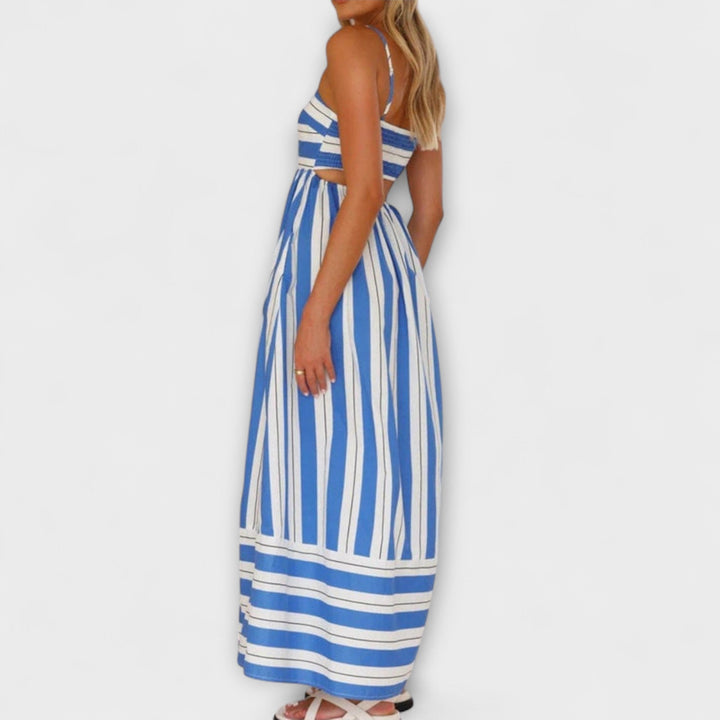 Svea - Robe maxi couleur Bare Bloom