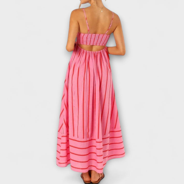 Svea - Robe maxi couleur Bare Bloom