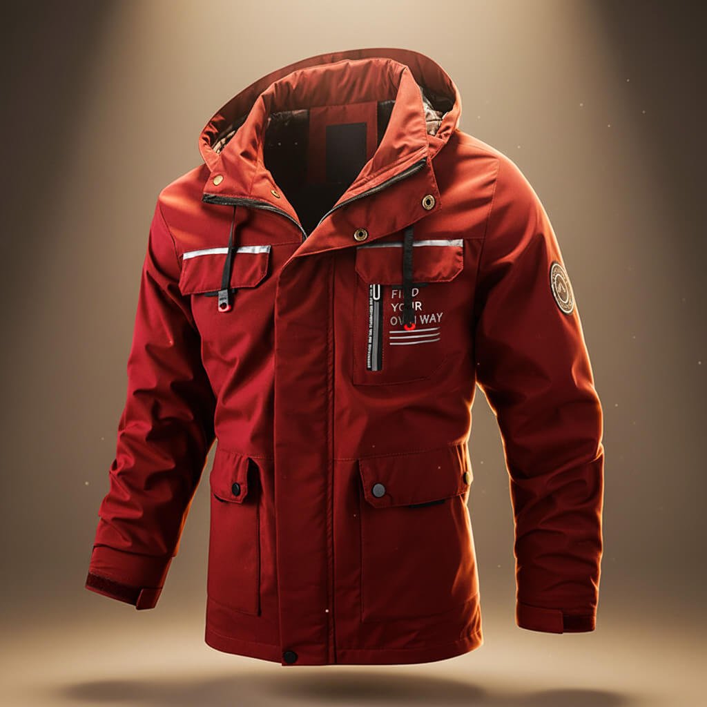 Cody | Tough Men’s Water Resistant Hooded Jacket with Reinforced Pockets