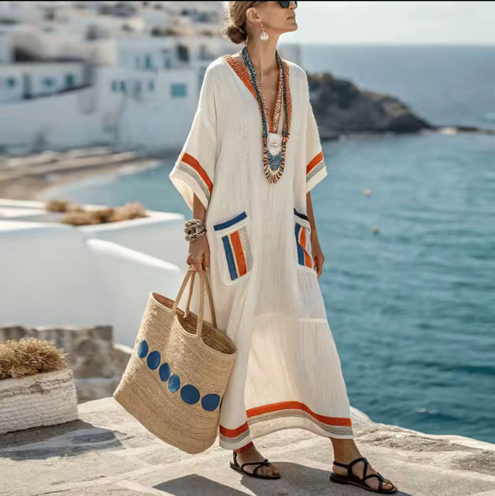 Elegant Mary - Robe longue pour un look estival élégant