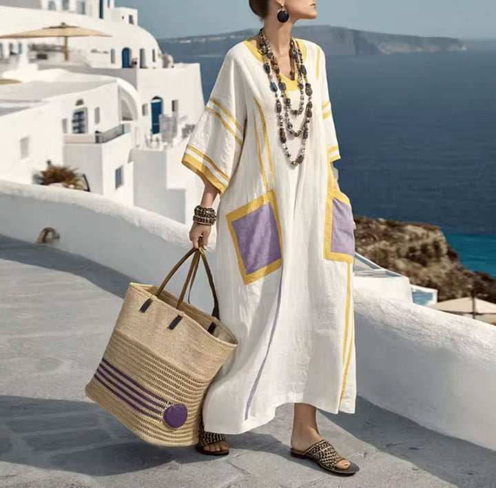 Elegant Mary - Robe longue pour un look estival élégant
