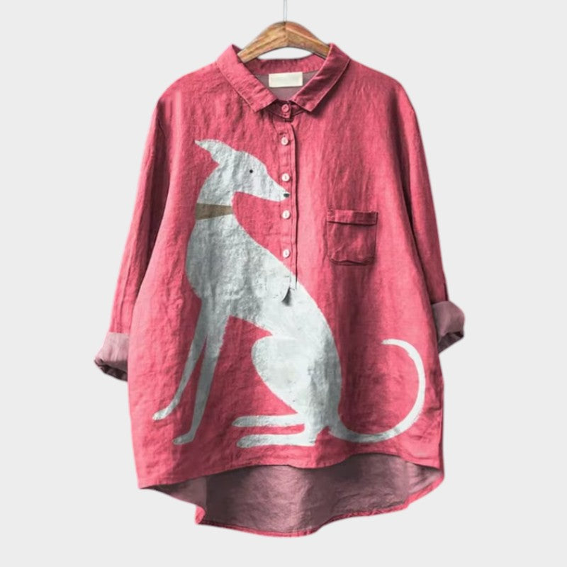 Audrey | Chemise artistique boutonnée
