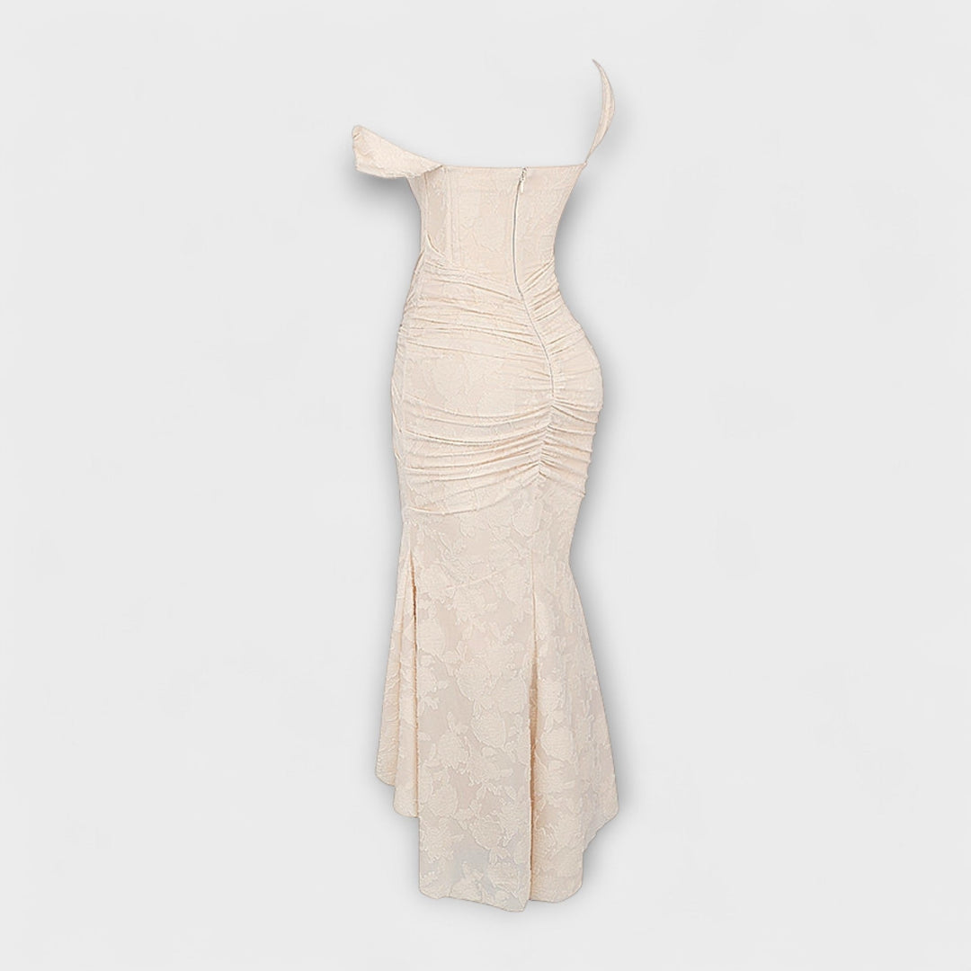 Renske - Robe longue avec corset élégant et raffiné