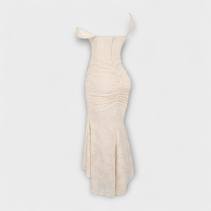 Renske - Robe longue avec corset élégant et raffiné