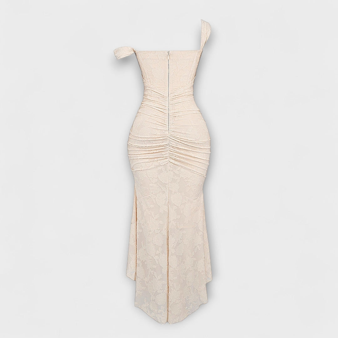 Renske - Robe longue avec corset élégant et raffiné
