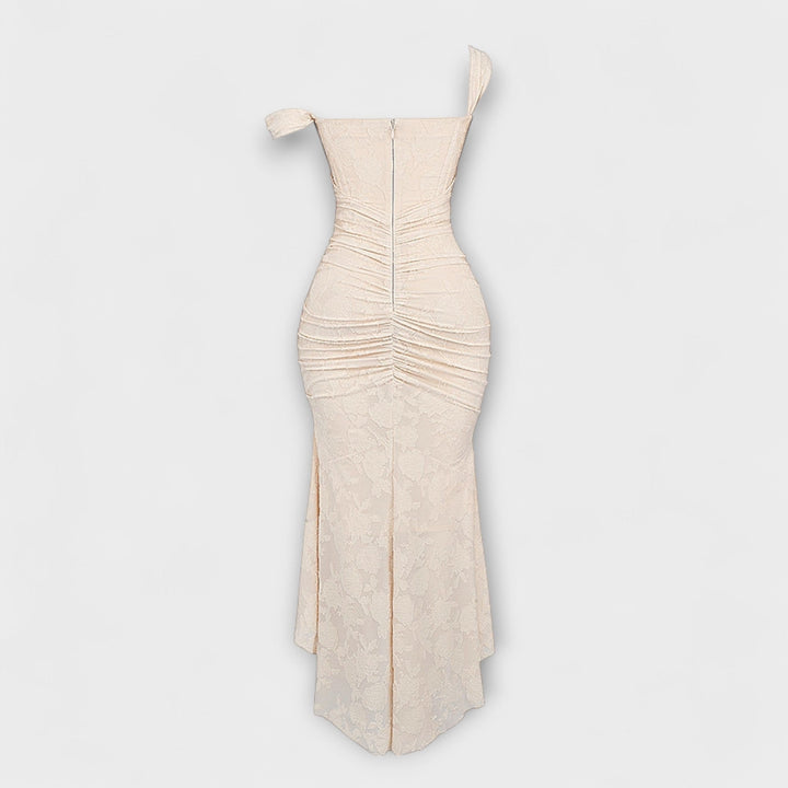 Renske - Robe longue avec corset élégant et raffiné