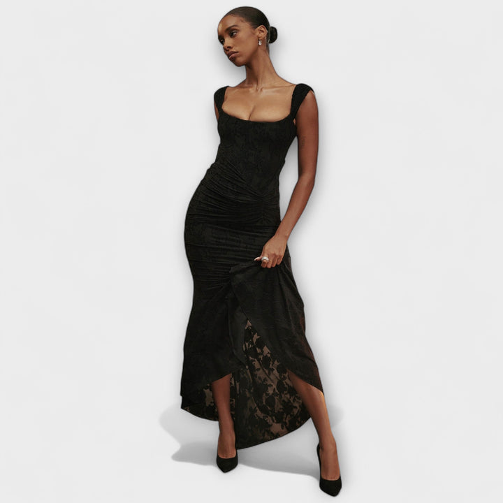 Renske - Robe longue avec corset élégant et raffiné
