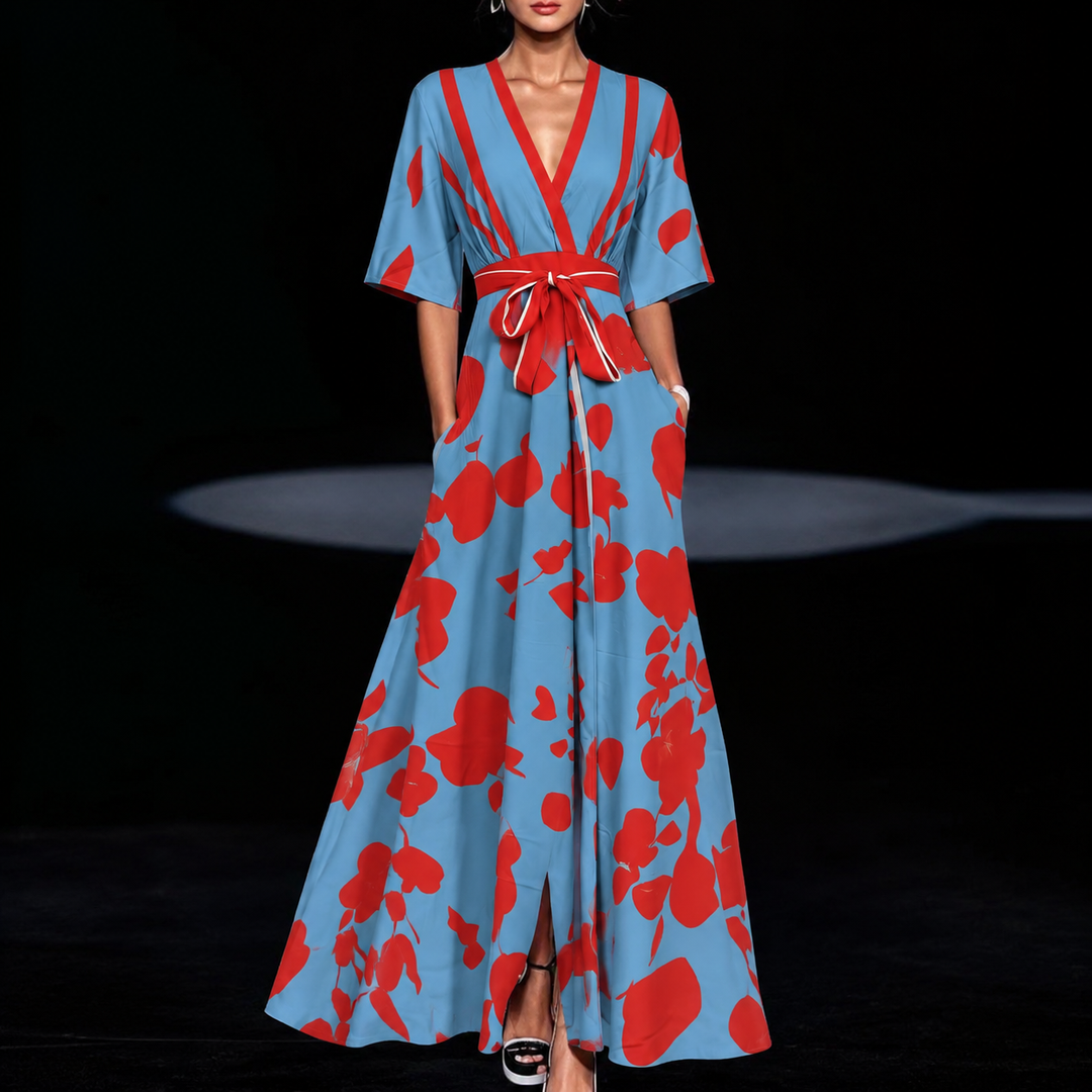 Sofia | Elegante Abito Maxi Floreale