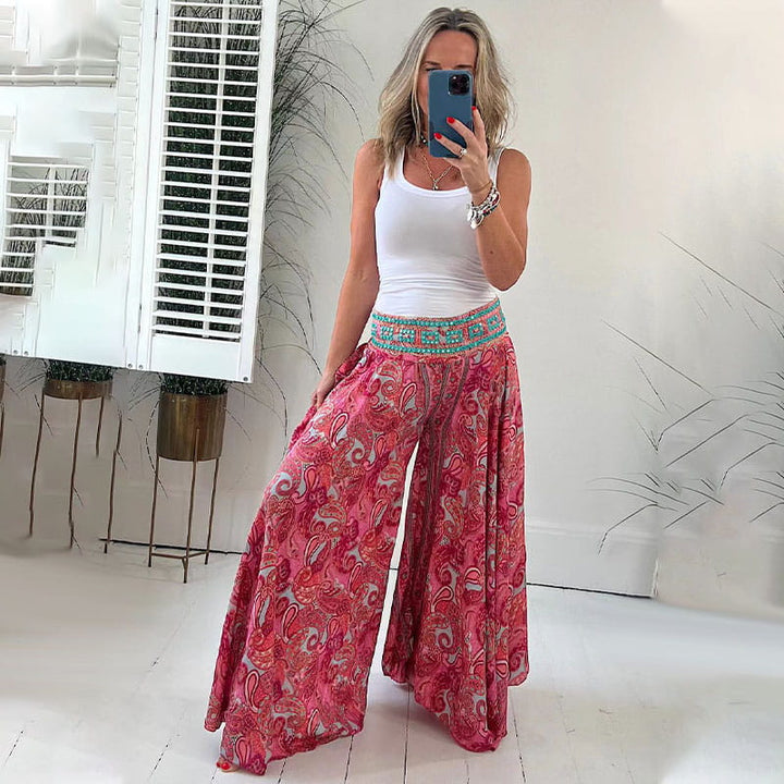ARIELA | PANTALON BOHÈME FLUIDE