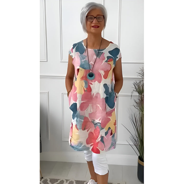 Aino™ | Robe de printemps douce à motif papillon