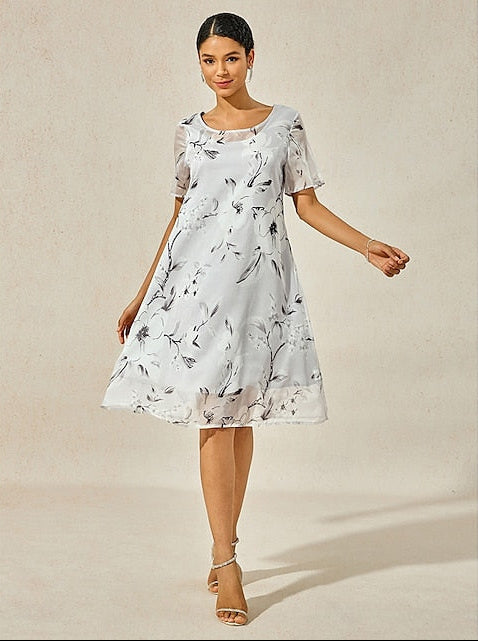 Chandra | Robe florale sophistiquée