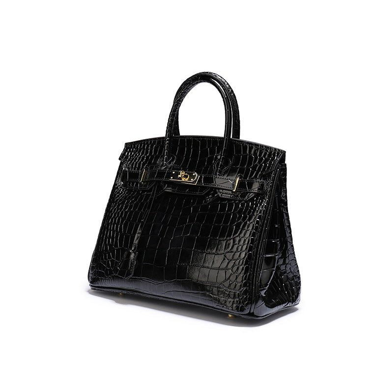Victoria | Classic Leather Handbag with Multiple Pockets and Secure Closure