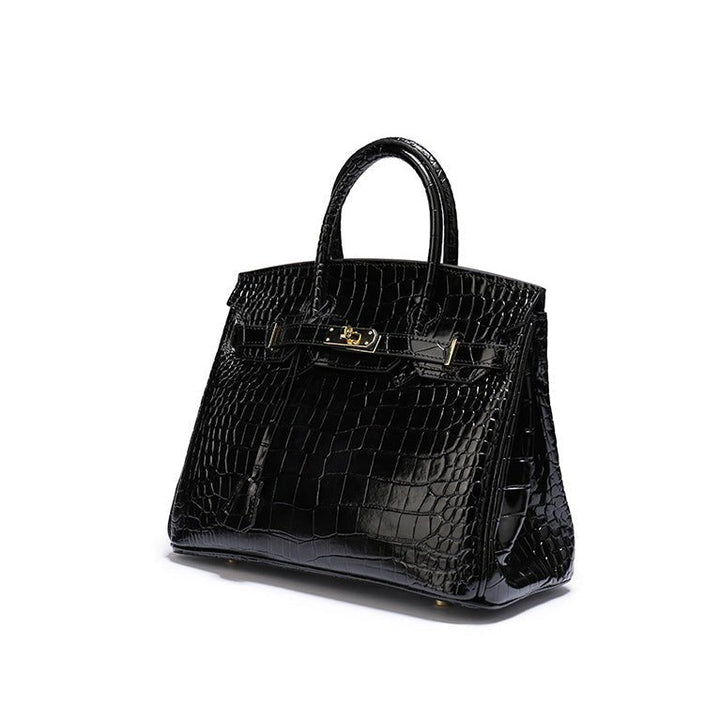 Victoria | Classic Leather Handbag with Multiple Pockets and Secure Closure
