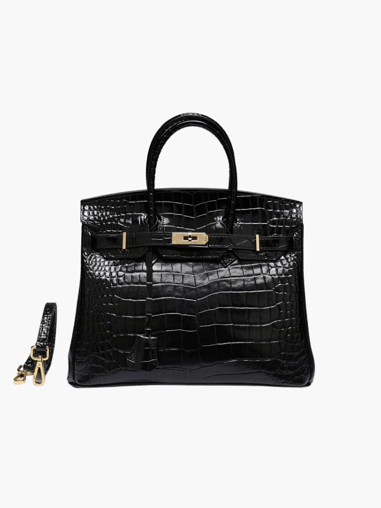 Victoria | Classic Leather Handbag with Multiple Pockets and Secure Closure