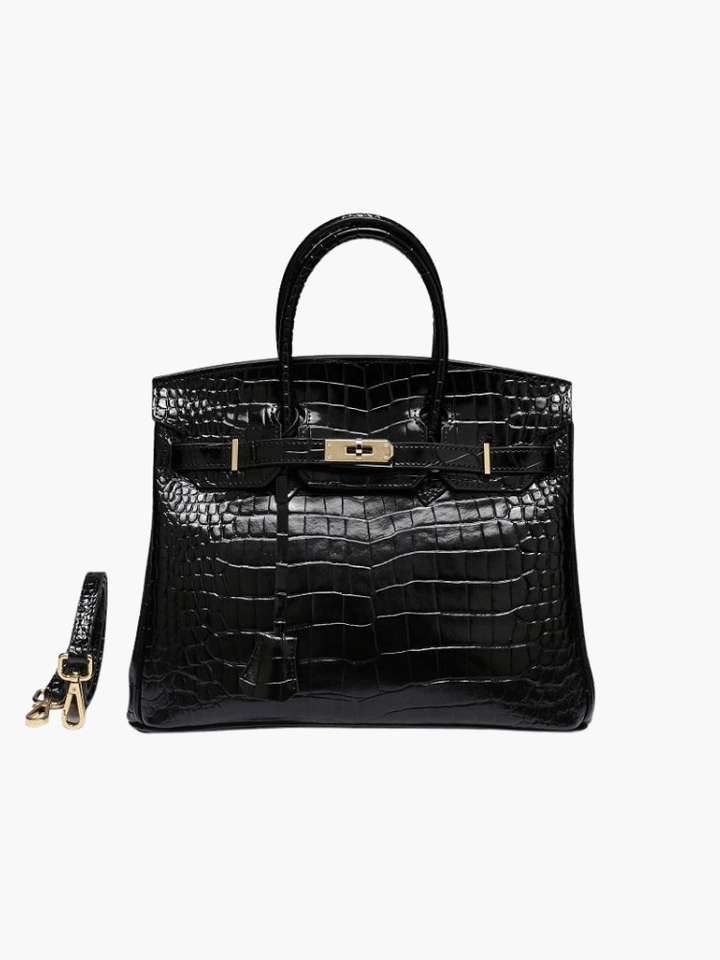 Victoria | Classic Leather Handbag with Multiple Pockets and Secure Closure