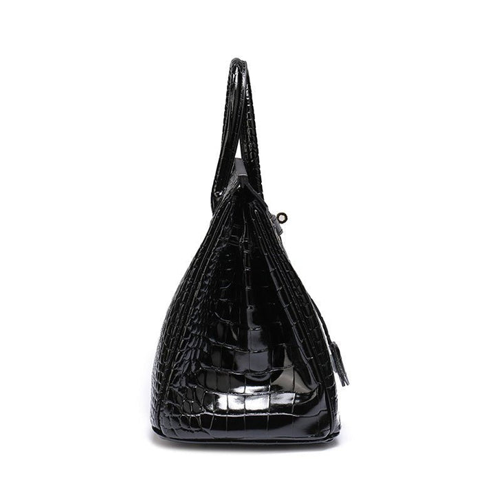 Victoria | Classic Leather Handbag with Multiple Pockets and Secure Closure