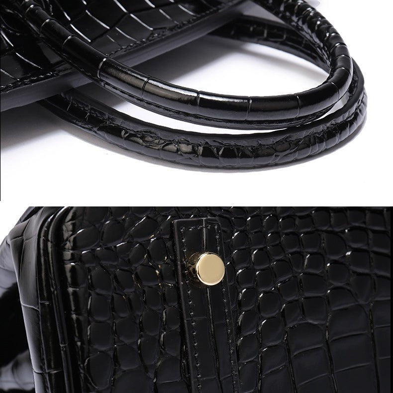 Victoria | Classic Leather Handbag with Multiple Pockets and Secure Closure