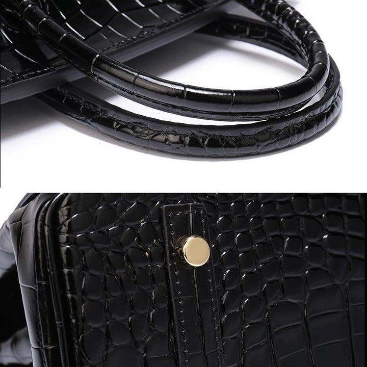 Victoria | Classic Leather Handbag with Multiple Pockets and Secure Closure