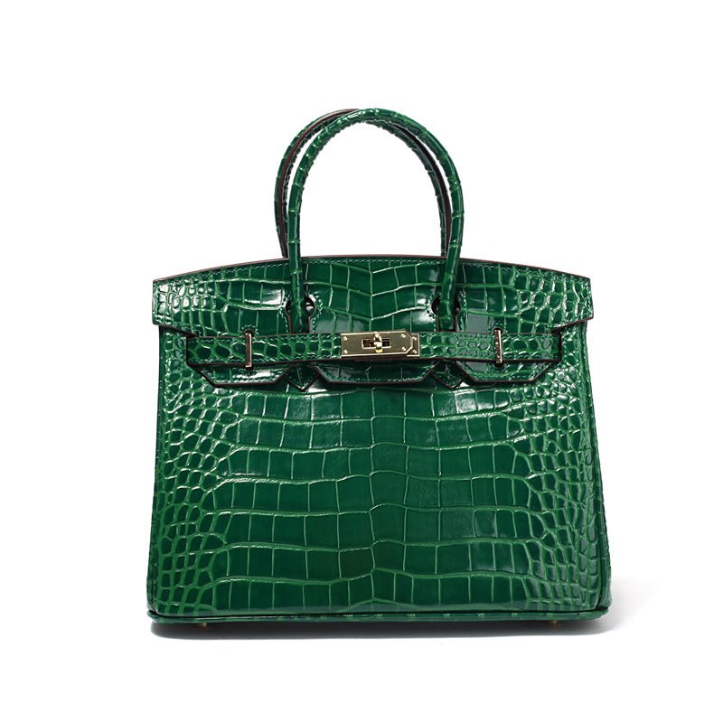 Victoria | Classic Leather Handbag with Multiple Pockets and Secure Closure