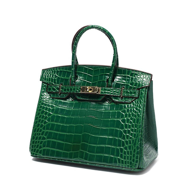 Victoria | Classic Leather Handbag with Multiple Pockets and Secure Closure