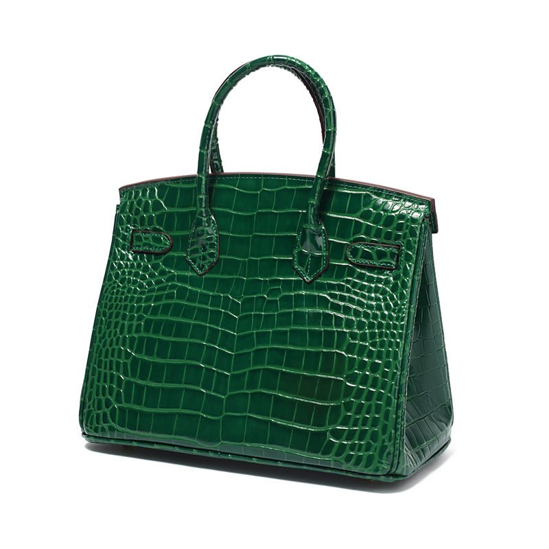 Victoria | Classic Leather Handbag with Multiple Pockets and Secure Closure