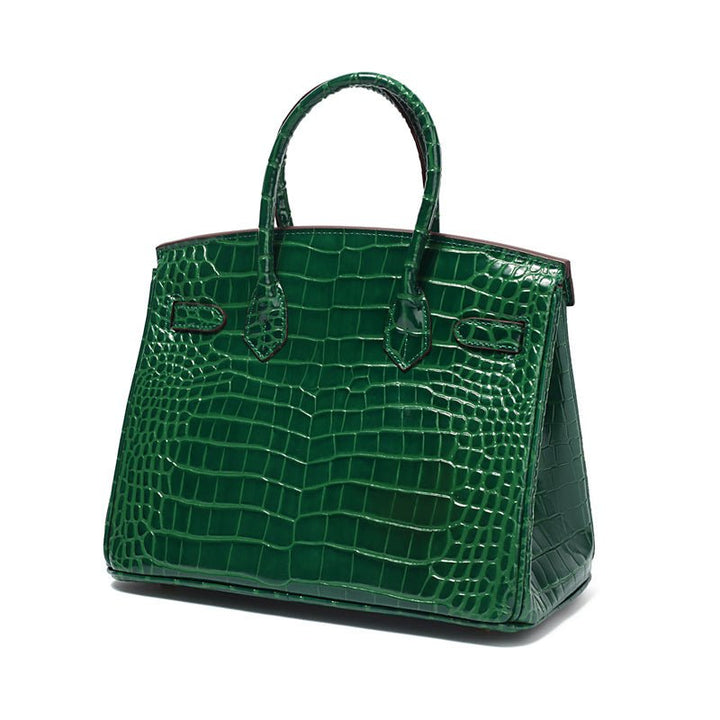 Victoria | Classic Leather Handbag with Multiple Pockets and Secure Closure