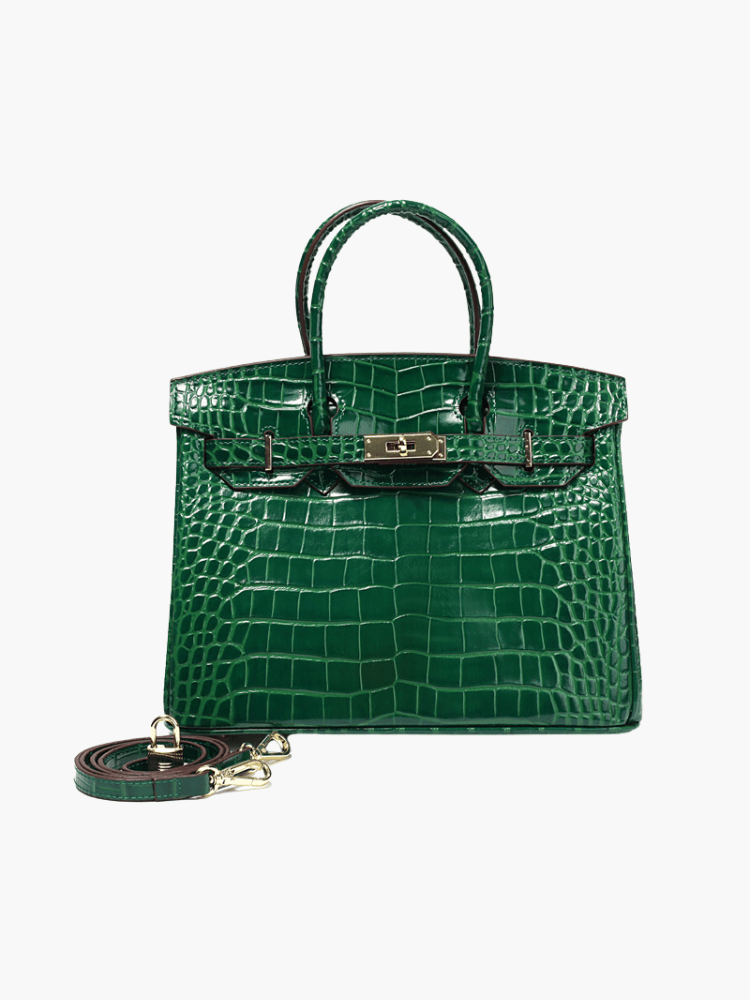 Victoria | Classic Leather Handbag with Multiple Pockets and Secure Closure