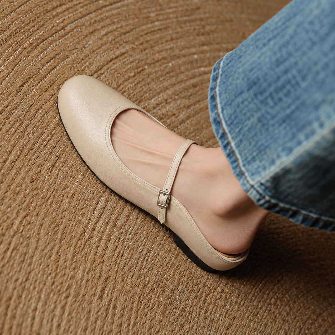 Thea Genuine Leather Mules