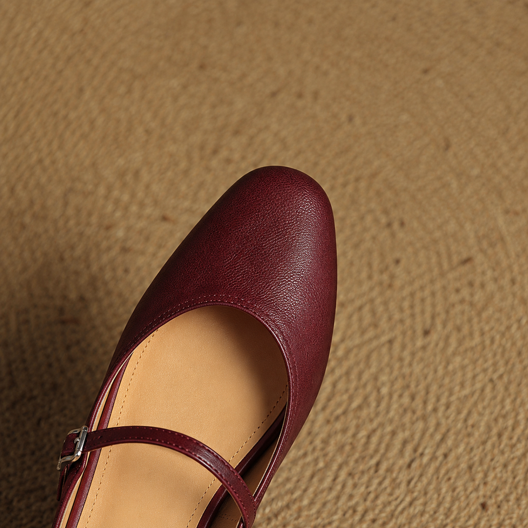 Thea Genuine Leather Mules