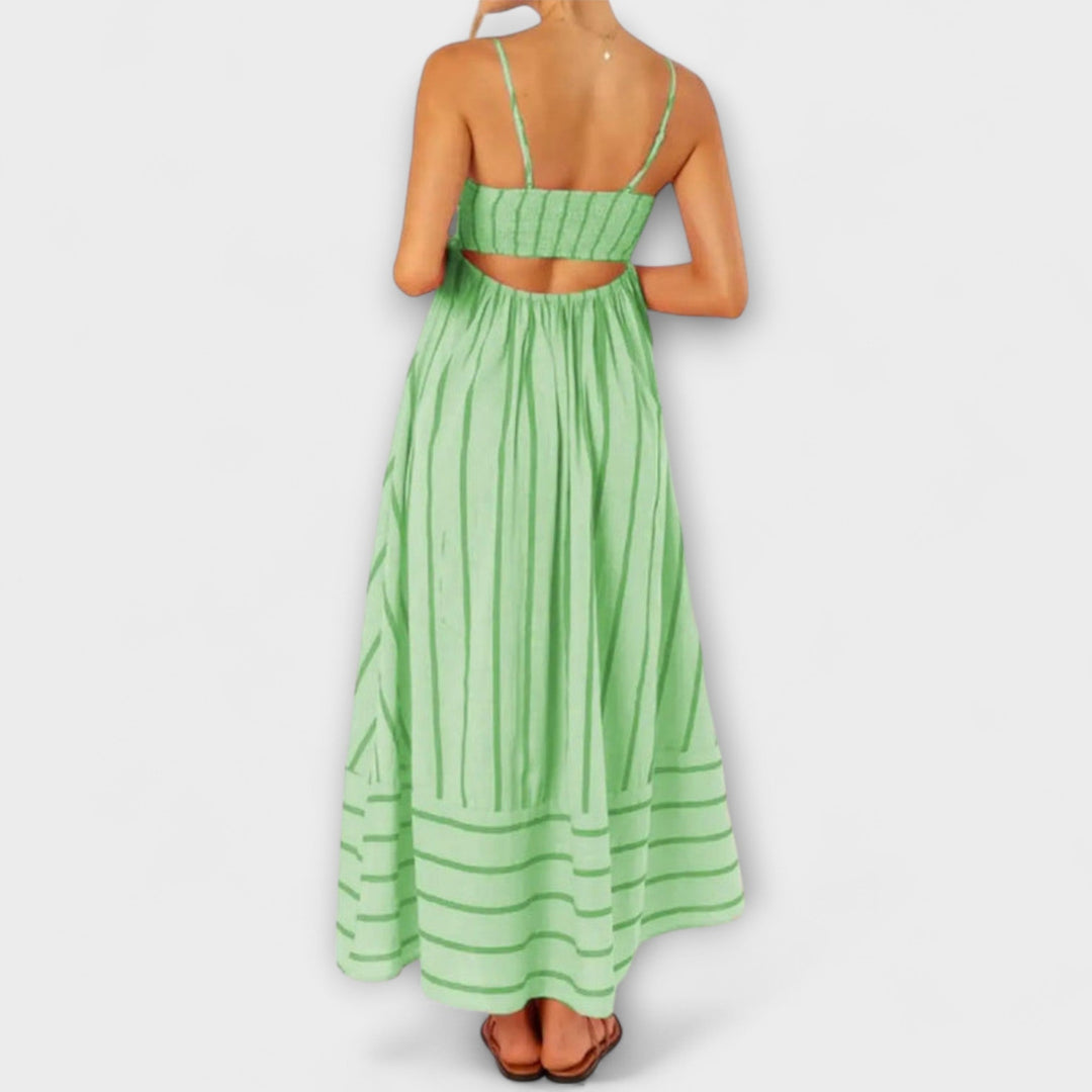 Svea - Robe maxi couleur Bare Bloom