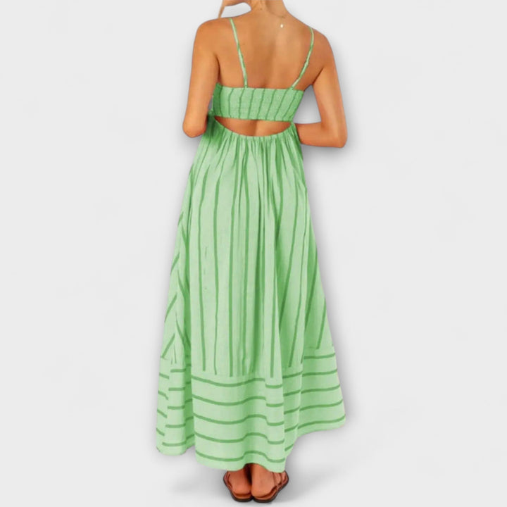 Svea - Robe maxi couleur Bare Bloom