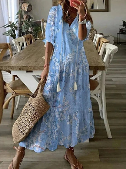 Dianna | Robe bohème couvrant le ventre
