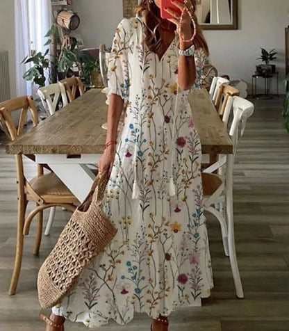 Dianna | Robe bohème couvrant le ventre