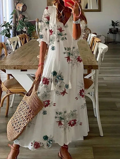Dianna | Robe bohème couvrant le ventre