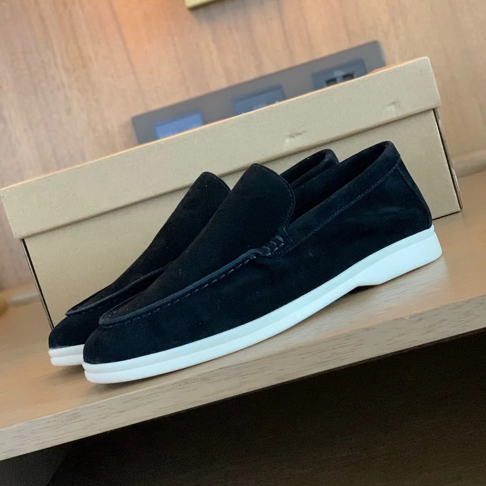 Ralf™ - Mocassins en cuir suédé confortables