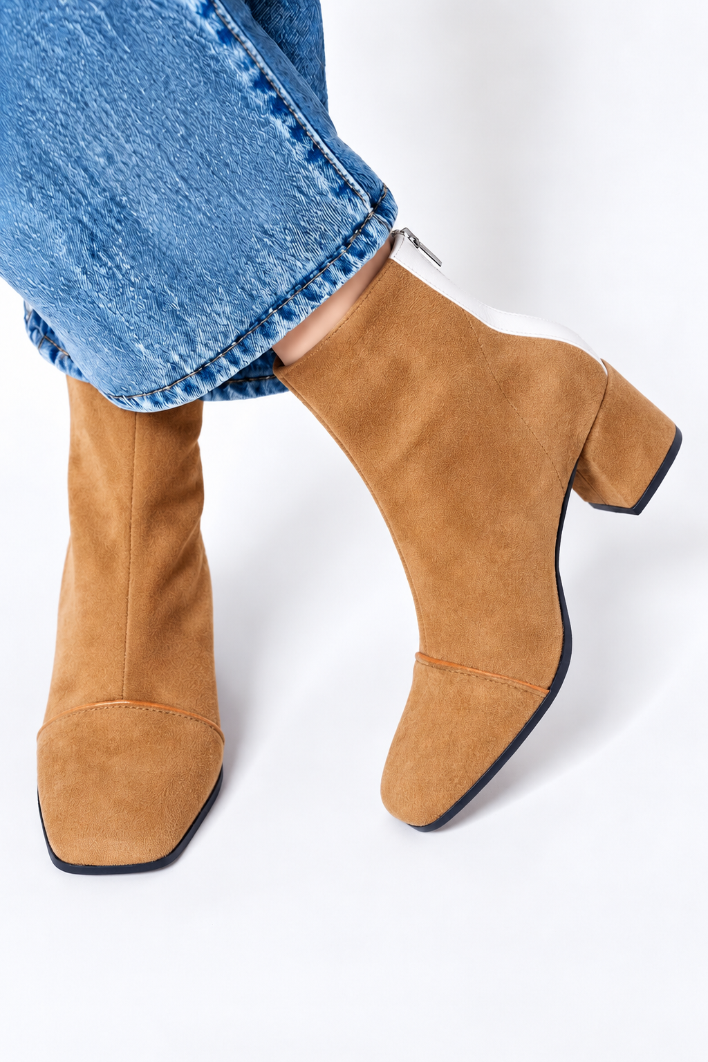 Victoria | Square toe heeled boots