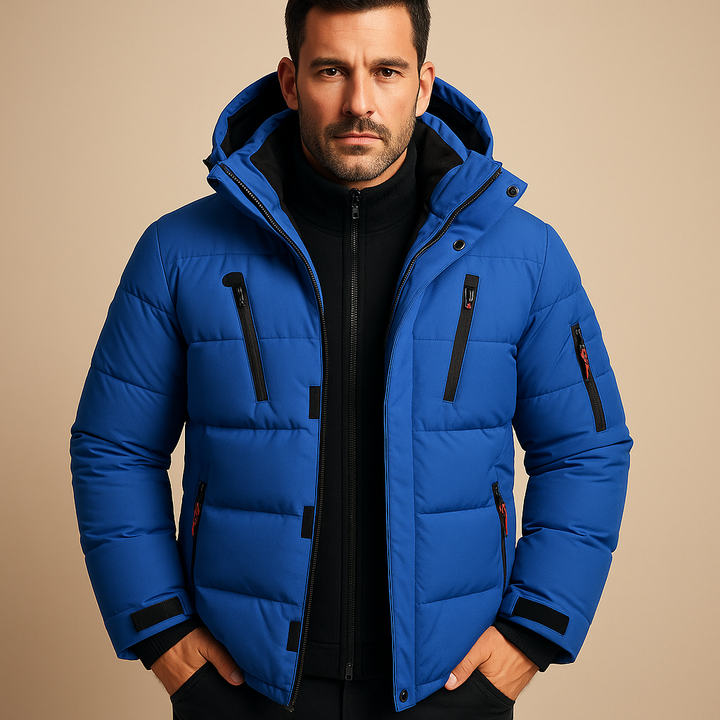Anselm | Rugged Insulated Jacket with Thick Lining and Zip Closure