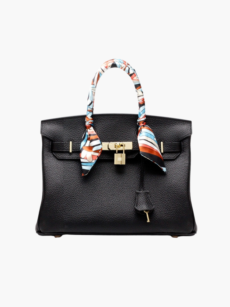 Victoria | Classic Leather Handbag with Multiple Pockets and Secure Closure