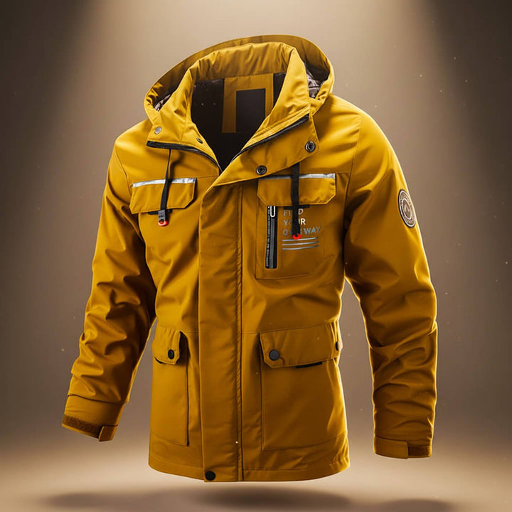 Cody | Tough Men’s Water Resistant Hooded Jacket with Reinforced Pockets
